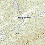 United States Geological Survey Looneys Gap, TN (2022, 24000-Scale) digital map