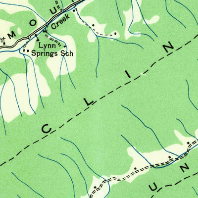 United States Geological Survey Looneys Gap, TN-VA (1935, 24000-Scale) digital map