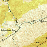 United States Geological Survey Looneys Gap, TN-VA (1950, 24000-Scale) digital map