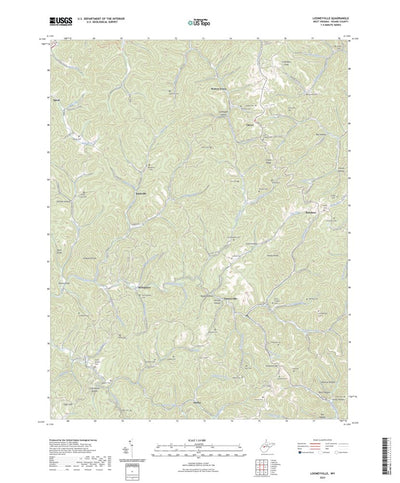 United States Geological Survey Looneyville, WV (2023, 24000-Scale) digital map