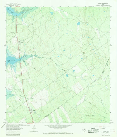 United States Geological Survey Lopeno, TX (1965, 24000-Scale) digital map