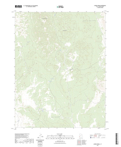 United States Geological Survey Lopers Spring, UT (2023, 24000-Scale) digital map