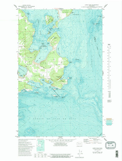 United States Geological Survey Lopez Pass, WA (1973, 24000-Scale) digital map