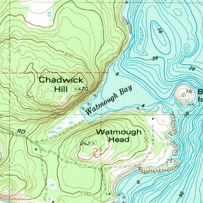 United States Geological Survey Lopez Pass, WA (1973, 24000-Scale) digital map
