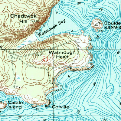 United States Geological Survey Lopez Pass, WA (1998, 24000-Scale) digital map