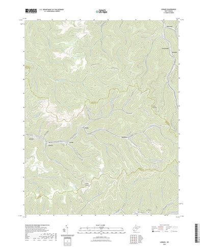 United States Geological Survey Lorado, WV (2023, 24000-Scale) digital map