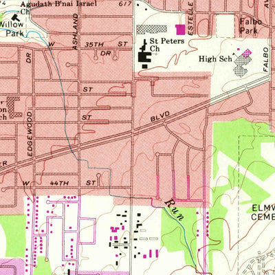 United States Geological Survey Lorain, OH (1969, 24000-Scale) digital map