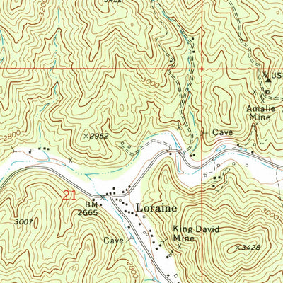 United States Geological Survey Loraine, CA (1972, 24000-Scale) digital map