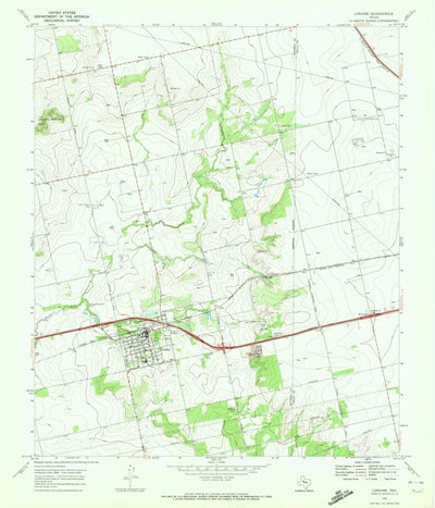 United States Geological Survey Loraine, TX (1969, 24000-Scale) digital map