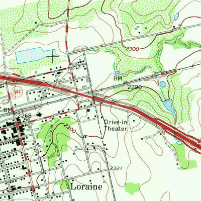 United States Geological Survey Loraine, TX (1969, 24000-Scale) digital map