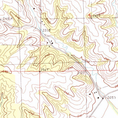 United States Geological Survey Loran, IL (1985, 24000-Scale) digital map