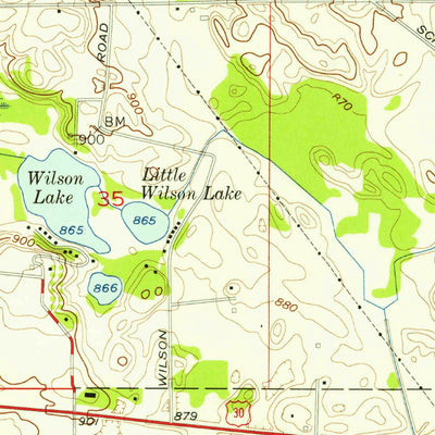 United States Geological Survey Lorane, IN (1956, 24000-Scale) digital map