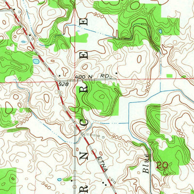 United States Geological Survey Lorane, IN (1965, 24000-Scale) digital map