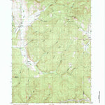 United States Geological Survey Lorane, OR (1984, 24000-Scale) digital map