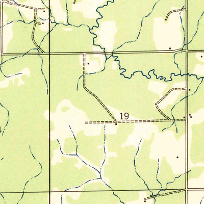 United States Geological Survey Loranger, LA (1942, 31680-Scale) digital map