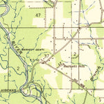 United States Geological Survey Loranger, LA (1942, 31680-Scale) digital map
