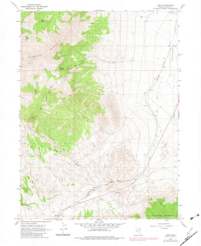 United States Geological Survey Loray, NV (1967, 24000-Scale) digital map