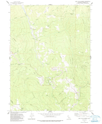 United States Geological Survey Lord-Ellis Summit, CA (1973, 24000-Scale) digital map