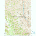 United States Geological Survey Lord Flat, OR-ID (1990, 24000-Scale) digital map