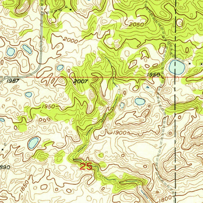 United States Geological Survey Lords Lake, ND (1955, 24000-Scale) digital map