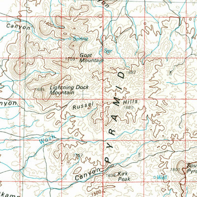 United States Geological Survey Lordsburg, NM (1981, 100000-Scale) digital map