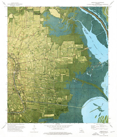 United States Geological Survey Loreauville, LA (1973, 24000-Scale) digital map