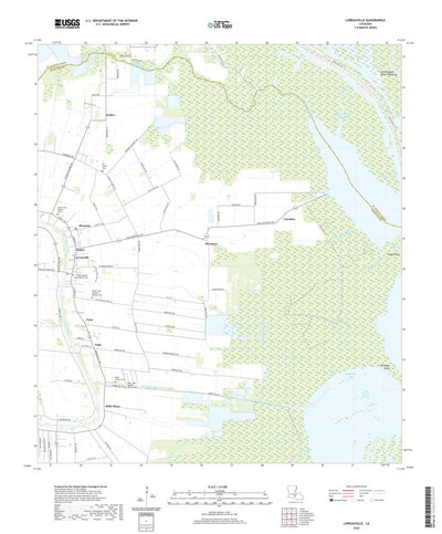 United States Geological Survey Loreauville, LA (2020, 24000-Scale) digital map