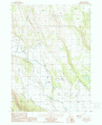 United States Geological Survey Lorella, OR (1988, 24000-Scale) digital map