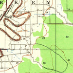 United States Geological Survey Lorenzen, MS (1939, 62500-Scale) digital map