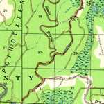 United States Geological Survey Lorenzen, MS (1939, 62500-Scale) digital map