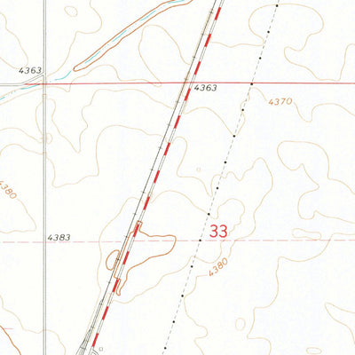 United States Geological Survey Lorenzo, NE-CO (1972, 24000-Scale) digital map