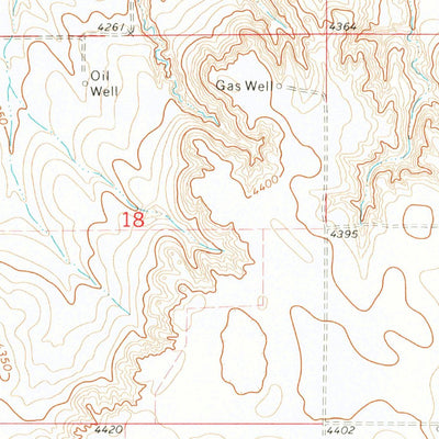 United States Geological Survey Lorenzo, NE-CO (1972, 24000-Scale) digital map