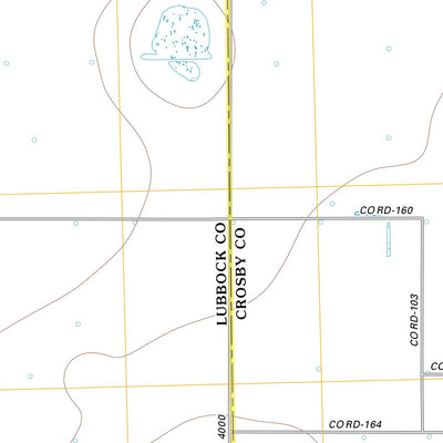 United States Geological Survey Lorenzo, TX (2012, 24000-Scale) digital map