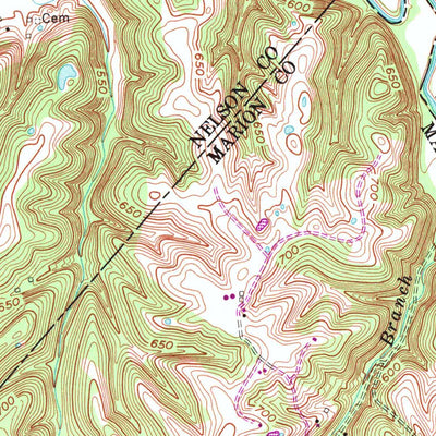 United States Geological Survey Loretto, KY (1953, 24000-Scale) digital map