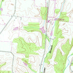 United States Geological Survey Loretto, TN-AL (1950, 24000-Scale) digital map