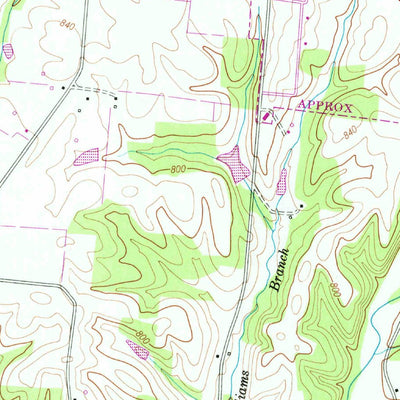 United States Geological Survey Loretto, TN-AL (1950, 24000-Scale) digital map