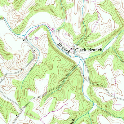 United States Geological Survey Loretto, TN-AL (1950, 24000-Scale) digital map