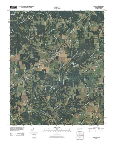 United States Geological Survey Loretto, TN-AL (2010, 24000-Scale) digital map