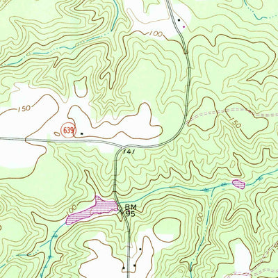 United States Geological Survey Loretto, VA (1968, 24000-Scale) digital map
