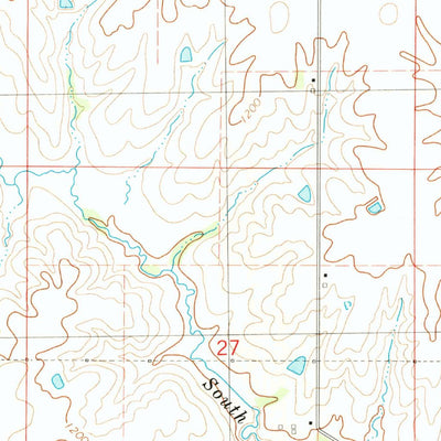 United States Geological Survey Lorimor North, IA (1983, 24000-Scale) digital map