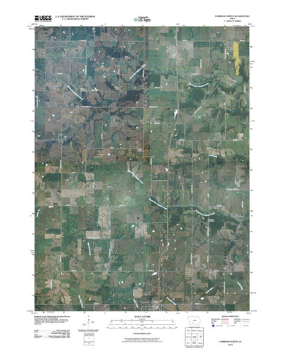 United States Geological Survey Lorimor North, IA (2010, 24000-Scale) digital map