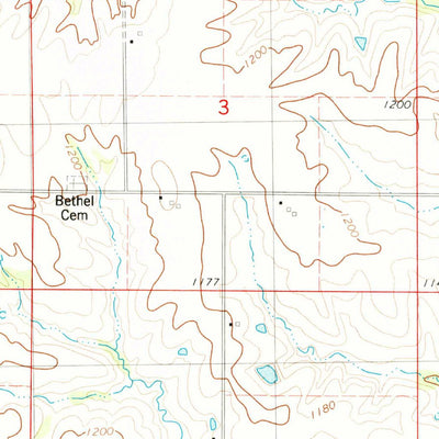 United States Geological Survey Lorimor South, IA (1983, 24000-Scale) digital map