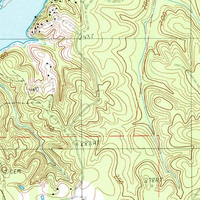 United States Geological Survey Loring, LA (1988, 24000-Scale) digital map