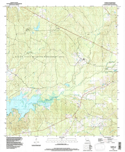 United States Geological Survey Loring, LA (1994, 24000-Scale) digital map
