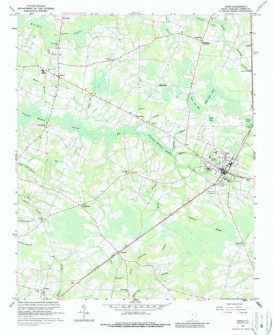 United States Geological Survey Loris, SC (1962, 24000-Scale) digital map