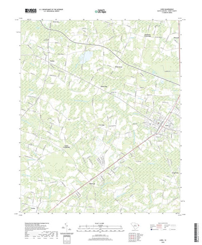 United States Geological Survey Loris, SC (2020, 24000-Scale) digital map