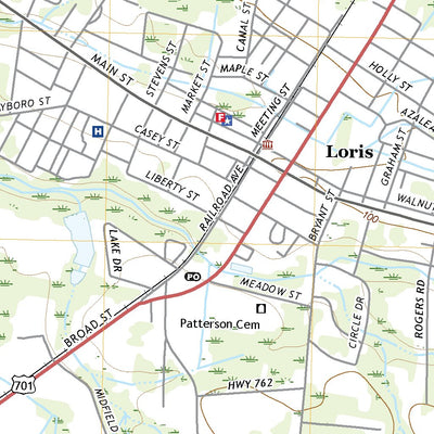 United States Geological Survey Loris, SC (2020, 24000-Scale) digital map