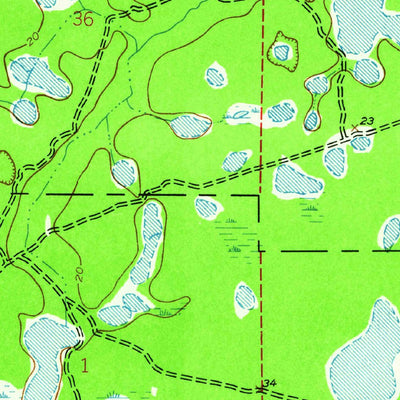 United States Geological Survey Lorraine, FL (1944, 24000-Scale) digital map