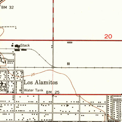 United States Geological Survey Los Alamitos, CA (1949, 24000-Scale) digital map