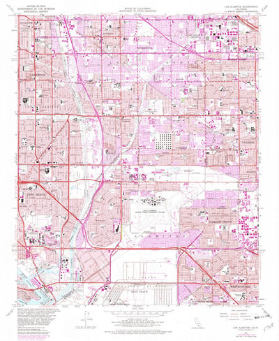 United States Geological Survey Los Alamitos, CA (1964, 24000-Scale) digital map
